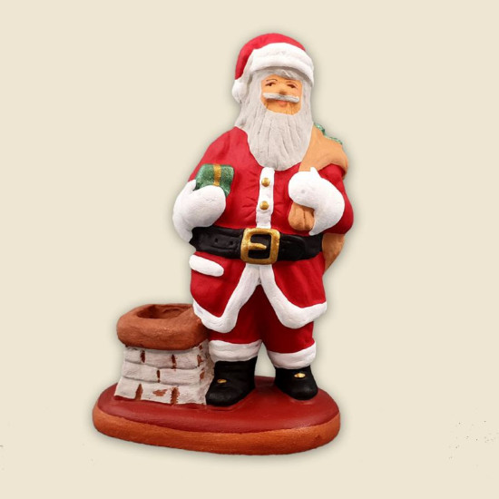 Pere noel de Santons de Provence Fouque dans ⛲Santons de Provence