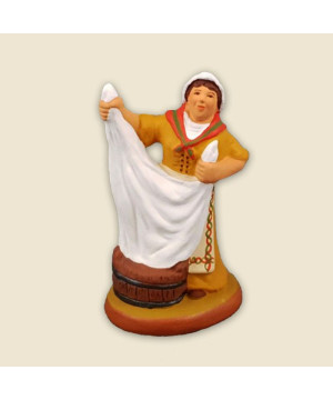 Porteuse de langes 6cm de Santons de Provence Fouque dans ⛲Santons de Provence