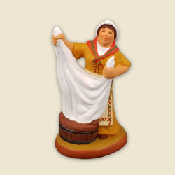 Porteuse de langes 6cm de Santons de Provence Fouque dans ⛲Santons de Provence