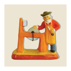 Remouleur et sa meule 6cm de Santons de Provence Fouque dans ⛲Santons de Provence
