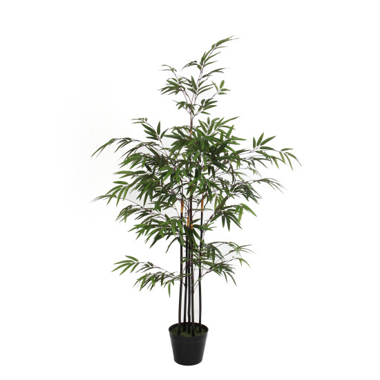 Bambou vert en pot h120 d75 de Edelman - deco maison et noël dans Plantes artificielles