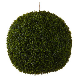 Boule buis vert d45 de Edelman - deco maison et noël dans Plantes artificielles