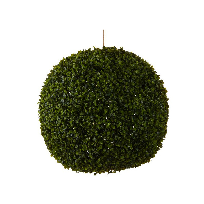 Boule buis vert d45 de Edelman - deco maison et noël dans Plantes artificielles
