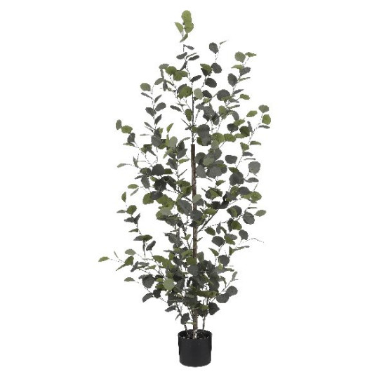Eucalyptus vert en pot h150 d30 de Edelman - deco maison et noël dans Plantes artificielles