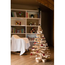 Sapin en bois naturel ø70.5 x h.115cm de Sapin de Noël en bois dans 🌲Sapin de Noel Naturel de Gironde