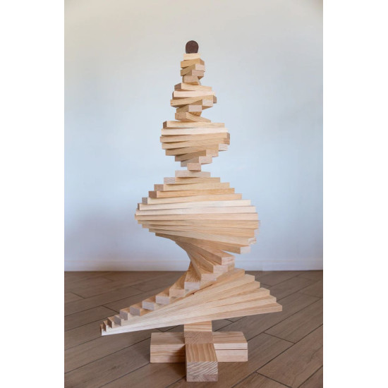 Sapin en bois naturel ø70.5 x h.115cm de Sapin de Noël en bois dans 🌲Sapin de Noel Naturel de Gironde