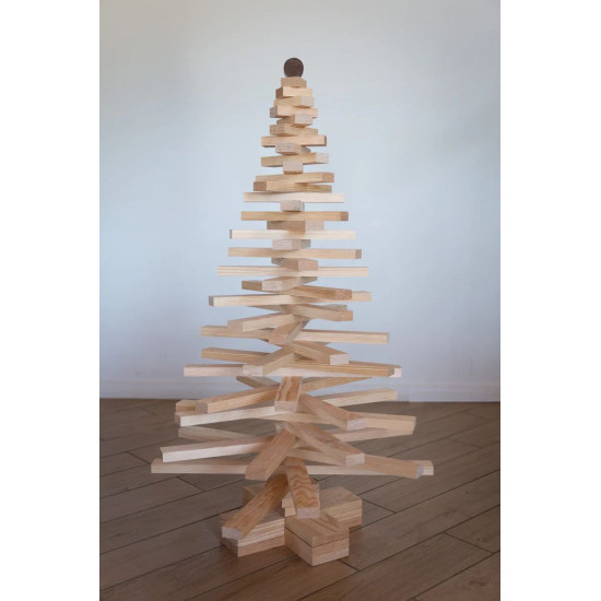 Sapin en bois naturel ø70.5 x h.115cm de Sapin de Noël en bois dans 🌲Sapin de Noel Naturel de Gironde