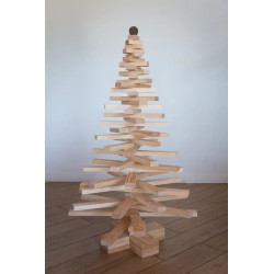 Sapin en bois naturel ø70.5 x h.115cm de Sapin de Noël en bois dans 🌲Sapin de Noel Naturel de Gironde