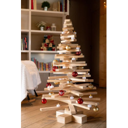 Sapin en bois naturel ø70.5 x h.115cm de Sapin de Noël en bois dans 🌲Sapin de Noel Naturel de Gironde