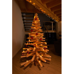 Sapin en bois naturel ø100.5 x h.160cm de Sapin de Noël en bois dans 🌲Sapin de Noel Naturel de Gironde