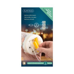 Adaptateur 3m 9 batteries noir/blanc 3xaa noël de Déco de Noël - Jardinerie Bordeaux et Libourne dans 🏘️Villages miniatures