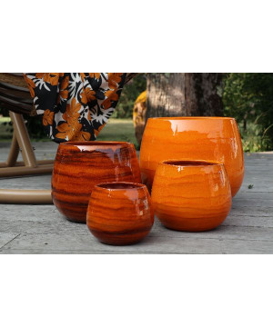 Pot cancale savane d21 h21 de Poterie d'Albi - Poterie de qualité à Bordeaux dans Les Poteries d'Albi