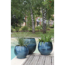 BAHIA BLUE WAWE D35 H38 de Poterie d'Albi - Poterie de qualité à Bordeaux dans Les Poteries d'Albi