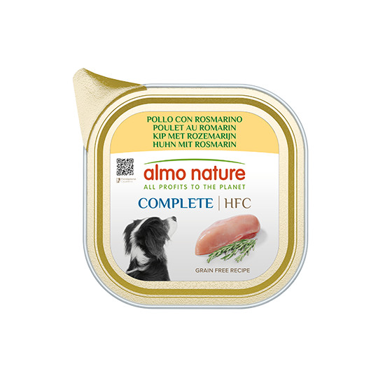 Patée almo nature chien poulet au romarin x1 de Almo Nature, les patées pour chats et chiens dans Pâtée pour chien
