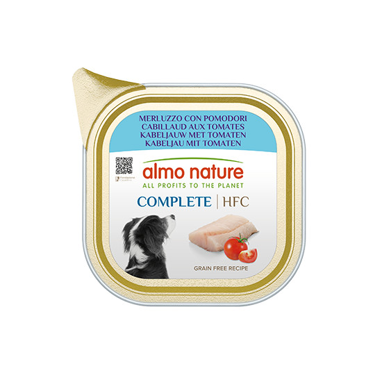 Patée almo nature chien cabillaud aux tomates x1 de Almo Nature, les patées pour chats et chiens dans Pâtée pour chien
