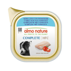 Patée almo nature chien cabillaud aux tomates x1 de Almo Nature, les patées pour chats et chiens dans Pâtée pour chien