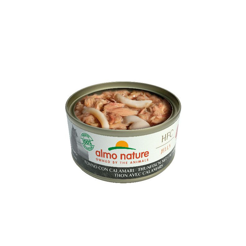 Patée almo nature gelée thon avec calamars de Almo Nature, les patées pour chats et chiens dans Patees pour chats