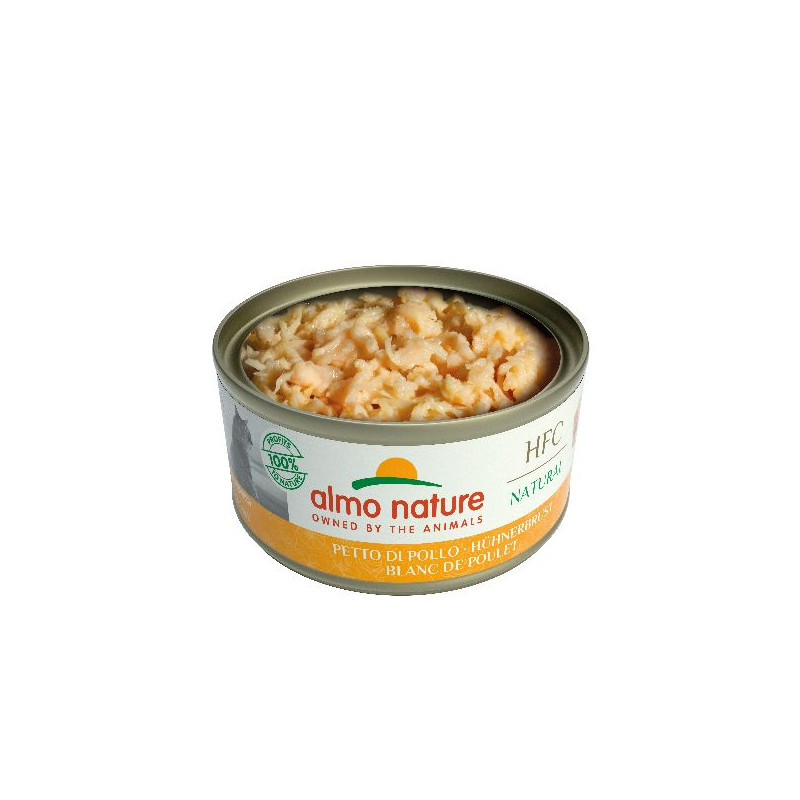 Patée almo nature naturel blanc de poulet de Almo Nature, les patées pour chats et chiens dans Patees pour chats