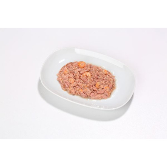 Patée almo nature naturel thon et crevettes de Almo Nature, les patées pour chats et chiens dans Patees pour chats