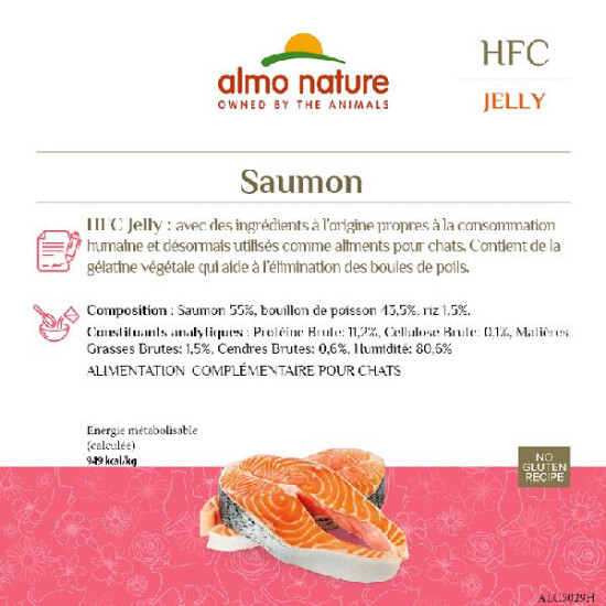 Patée almo nature gelée saumon de Almo Nature, les patées pour chats et chiens dans Patees pour chats