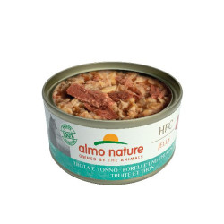 Patée almo nature gelée truite et thon de Almo Nature, les patées pour chats et chiens dans Patees pour chats