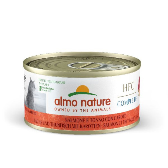 Patée almo nature sans céréales saumon thon de Almo Nature, les patées pour chats et chiens dans Patees pour chats