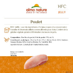 Patée almo nature jelly poulet x1 de Almo Nature, les patées pour chats et chiens dans Patees pour chats