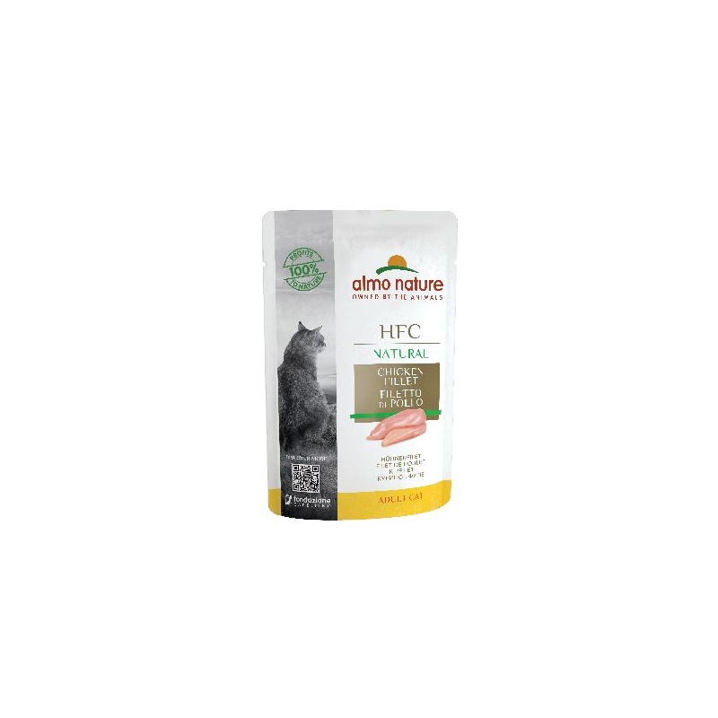 Patée almo nature natural filet de poulet x1 de Almo Nature, les patées pour chats et chiens dans Patees pour chats