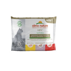 Patée almo nature multipack 3 saveurs poulet x1 de Almo Nature, les patées pour chats et chiens dans Patees pour chats