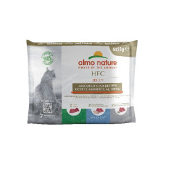 Patée almo nature multi gelee 3 saveurs thon x1 de Almo Nature, les patées pour chats et chiens dans Patees pour chats