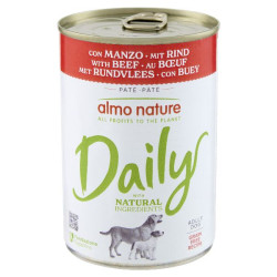 Patée almo nature chien daily boeuf x1 de Almo Nature, les patées pour chats et chiens dans Pâtée pour chien