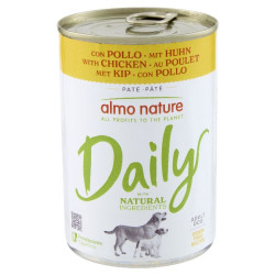 Patée almo nature chien daily poulet x1 de Almo Nature, les patées pour chats et chiens dans Pâtée pour chien