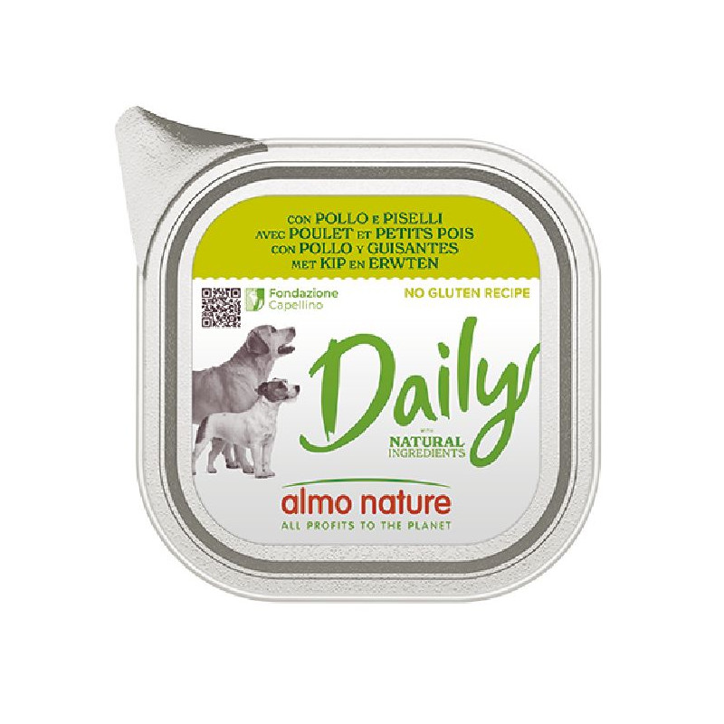 Patée almo nature chien no gluten poulet x1 de Almo Nature, les patées pour chats et chiens dans Pâtée pour chien