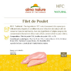 Patée almo nature chien filet de poulet x1 de Almo Nature, les patées pour chats et chiens dans Pâtée pour chien
