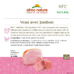 Patée almo nature chien veau et jambon x1 de Almo Nature, les patées pour chats et chiens dans Pâtée pour chien
