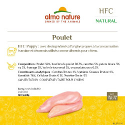 Patée almo nature chien puppy avec poulet x1 de Almo Nature, les patées pour chats et chiens dans Pâtée pour chien