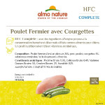 Patée almo nature chien poulet courgette x1 de Almo Nature, les patées pour chats et chiens dans Pâtée pour chien