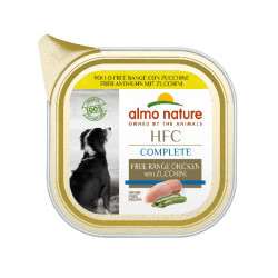 Patée almo nature chien poulet courgette x1 de Almo Nature, les patées pour chats et chiens dans Pâtée pour chien