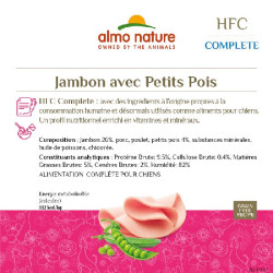 Patée almo nature chien jambon petits pois x1 de Almo Nature, les patées pour chats et chiens dans Pâtée pour chien