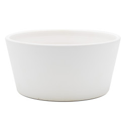Coupe dana d23 h10.5cm ceramique mat blanc de Pot et Deco - poterie céramique de qualité dans Pots en terre cuite