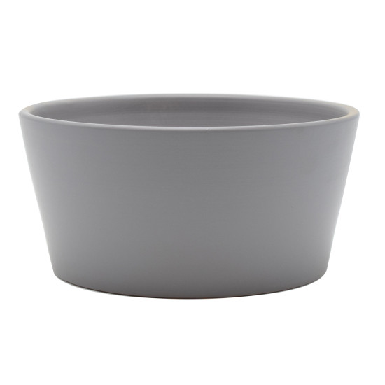 Coupe dana d20 h10cm ceramique mat gris de Pot et Deco - poterie céramique de qualité dans Pots en terre cuite