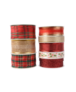 /Ruban ton rouge 4m de Déco de Noël - Jardinerie Bordeaux et Libourne dans Déco de Noël Divers