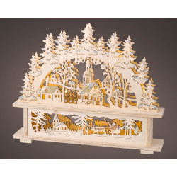 /Decoration fenetre naturel/blanc chaud 10l de Déco de Noël - Jardinerie Bordeaux et Libourne dans 💡Guirlande et déco électrique