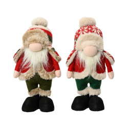 /Gnome père noel rouge/couleur 40cm de Déco de Noël - Jardinerie Bordeaux et Libourne dans 🎅Figurine de Noël