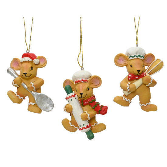 /Souris a/suspendre 8cm de Déco de Noël - Jardinerie Bordeaux et Libourne dans 💡Guirlande et déco électrique
