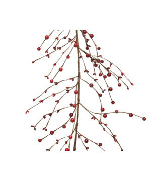 /Guirlande baies rouge 130cm de Déco de Noël - Jardinerie Bordeaux et Libourne dans Guirlande pour sapin de Noël