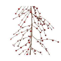 /Guirlande baies rouge 130cm de Déco de Noël - Jardinerie Bordeaux et Libourne dans Guirlande pour sapin de Noël