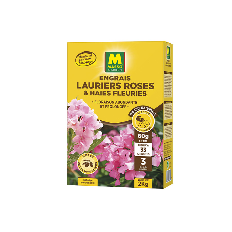 /ENGRAIS LAURIERS-PL.HAIES 2KG de Masso - Engrais bio et soin des plantes dans Engrais Granulé pour plantes