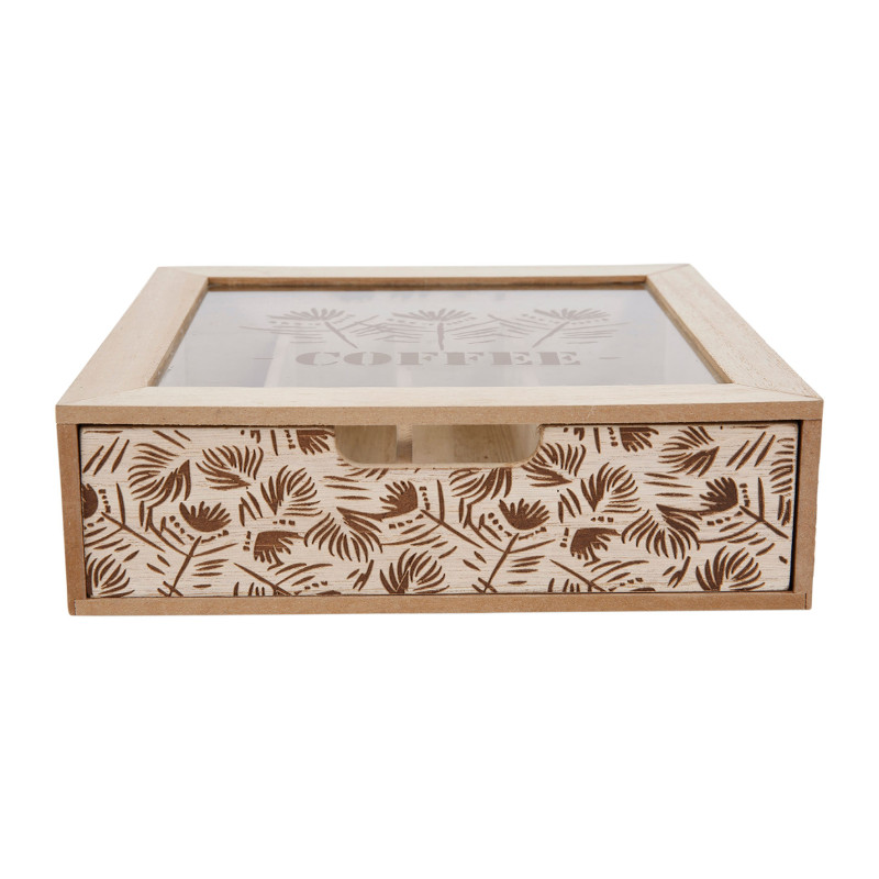 Boite capsule cafe bronze terracotta 24x24 de Jardinerie Bordeaux Libourne Gironde dans Coups de coeur