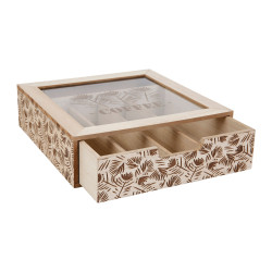 Boite capsule cafe bronze terracotta 24x24 de Jardinerie Bordeaux Libourne Gironde dans Coups de coeur